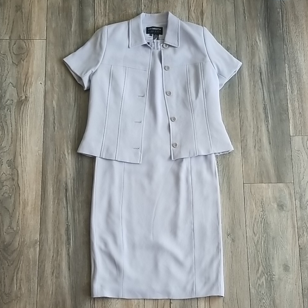 Vintage Liz Claiborne Dress with Cover, Size 10